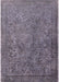 Mid-Century Modern Carbon Gray Oriental Rug, urb1833