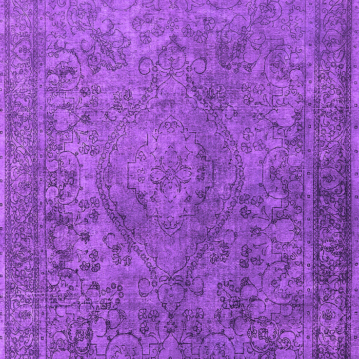 Machine Washable Oriental Purple Industrial Area Rugs, wshurb1833pur