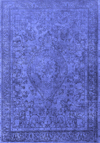 Oriental Blue Industrial Rug, urb1833blu