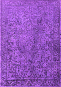 Oriental Purple Industrial Rug, urb1833pur