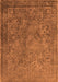 Oriental Orange Industrial Rug, urb1833org