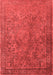 Oriental Red Industrial Area Rugs