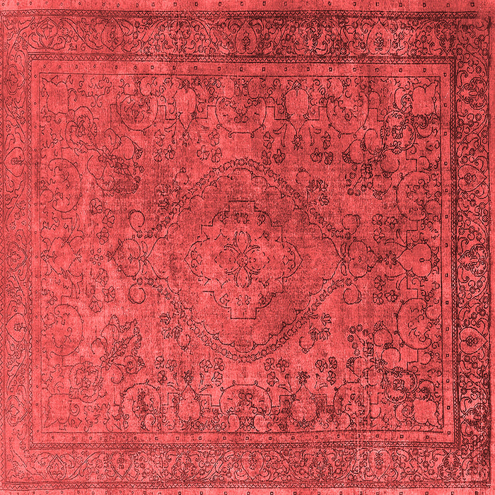 Machine Washable Oriental Red Industrial Rug, wshurb1833red