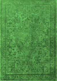 Oriental Green Industrial Rug, urb1833grn