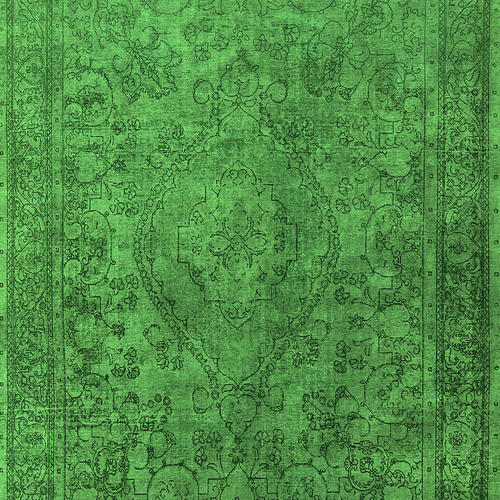 Oriental Green Industrial Rug, urb1833grn