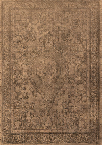 Oriental Brown Industrial Rug, urb1833brn