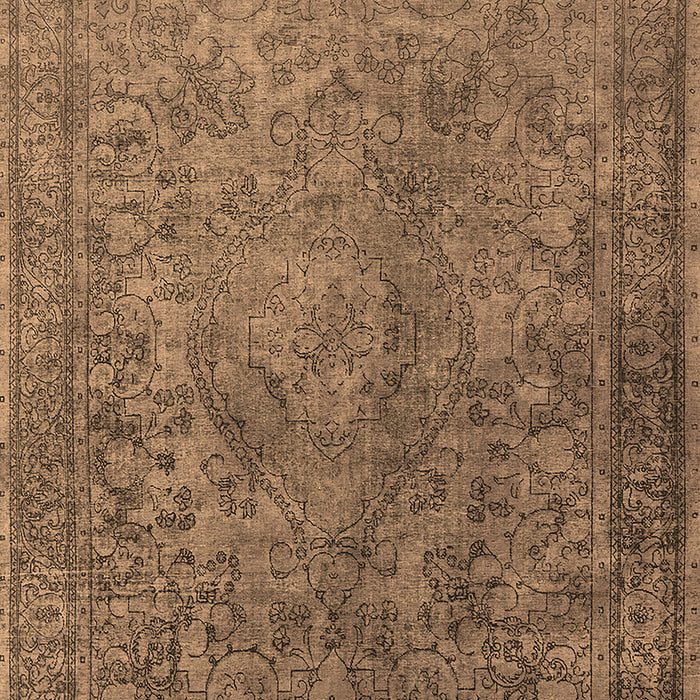 Oriental Brown Industrial Rug, urb1833brn