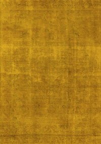 Oriental Yellow Industrial Rug, urb1834yw