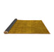 Sideview of Oriental Yellow Industrial Rug, urb1834yw