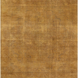 Square Machine Washable Industrial Modern Orange Rug, wshurb1834