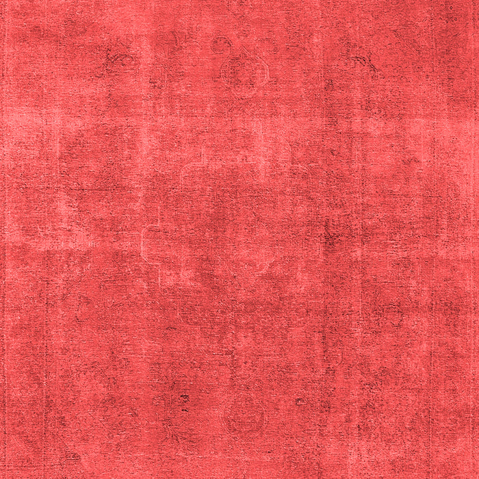 Machine Washable Oriental Red Industrial Rug, wshurb1834red