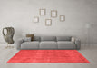 Industrial Red Washable Rugs