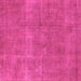 Square Oriental Pink Industrial Rug, urb1834pnk