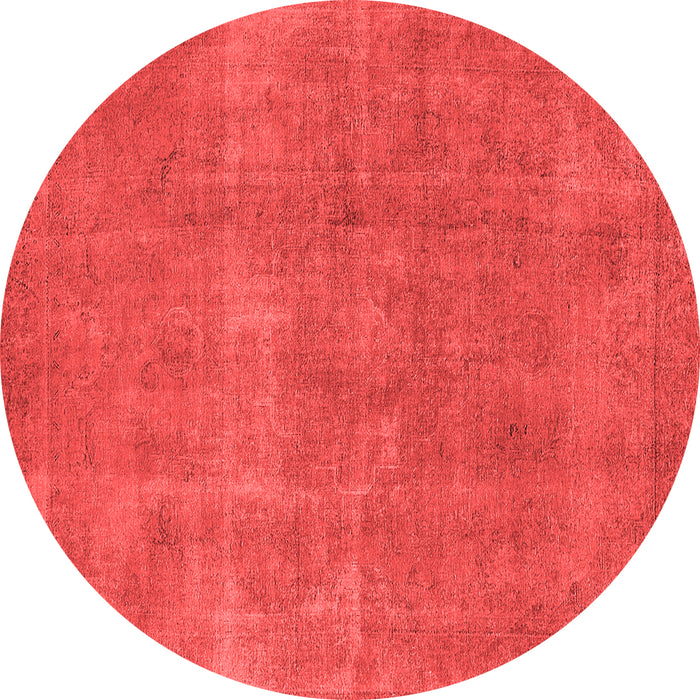 Machine Washable Oriental Red Industrial Rug, wshurb1834red