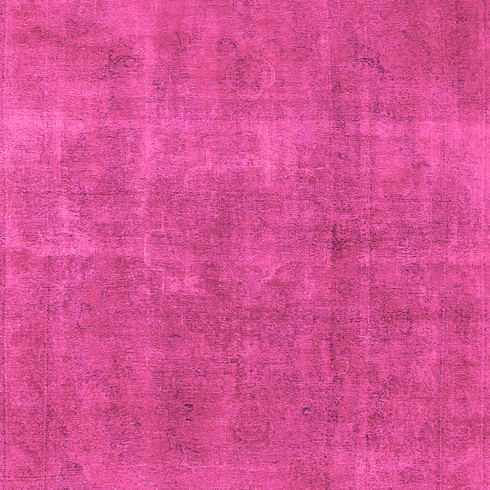 Machine Washable Oriental Pink Industrial Rug, wshurb1834pnk