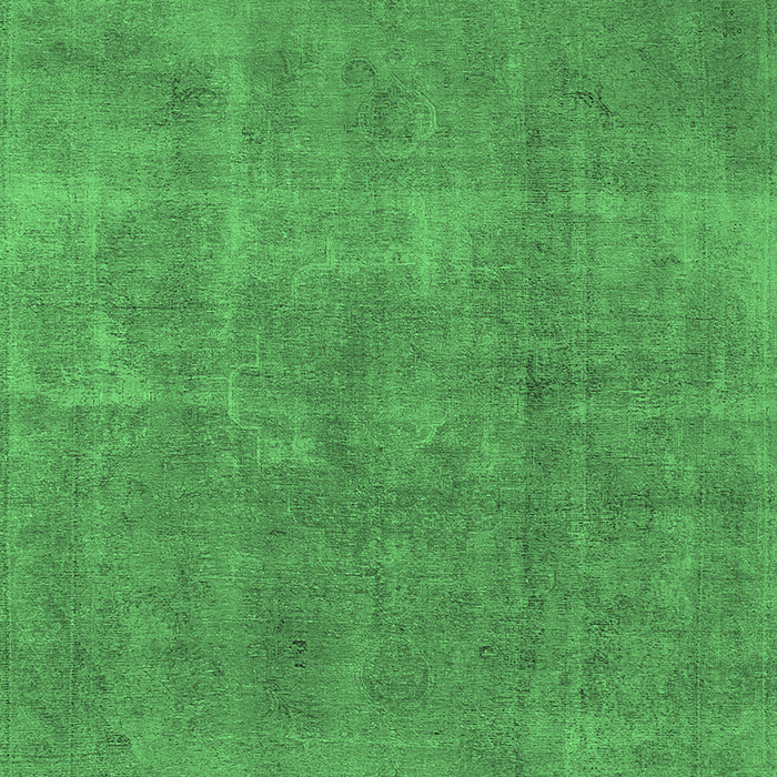 Oriental Emerald Green Industrial Rug, urb1834emgrn