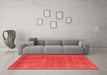 Industrial Red Washable Rugs