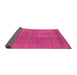 Sideview of Oriental Pink Industrial Rug, urb1835pnk