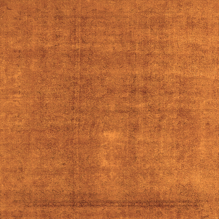 Square Oriental Orange Industrial Rug, urb1835org