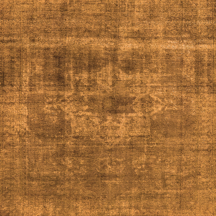 Square Oriental Orange Industrial Rug, urb1836org