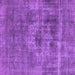 Square Oriental Purple Industrial Rug, urb1836pur