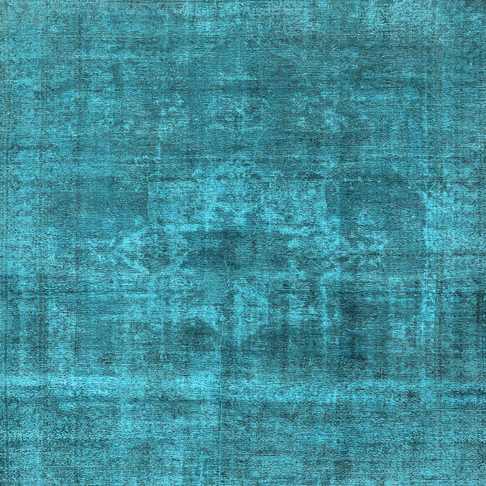 Square Oriental Light Blue Industrial Rug, urb1836lblu