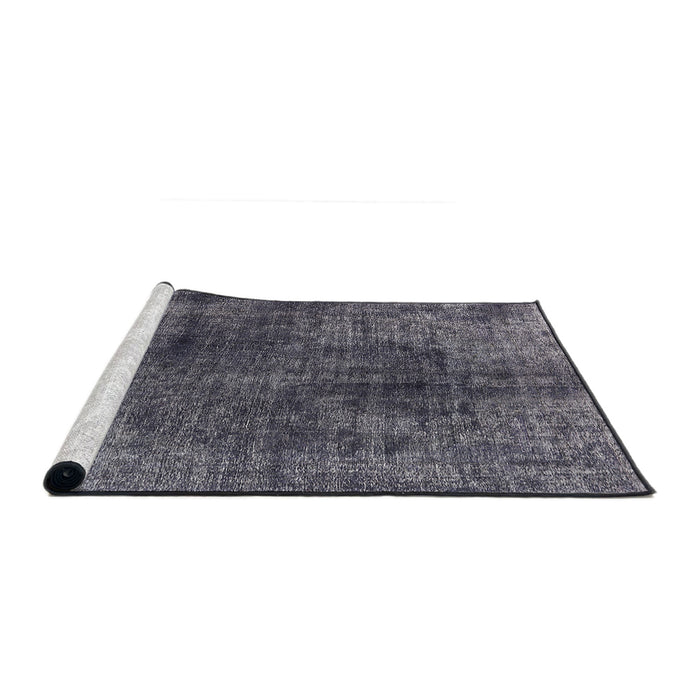 Sideview of Machine Washable Industrial Modern Plum Purple Rug, wshurb1837