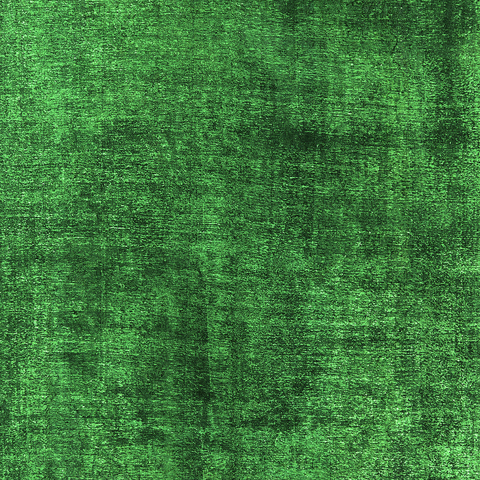 Machine Washable Oriental Green Industrial Area Rugs, wshurb1837grn