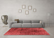 Industrial Red Washable Rugs