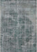 Machine Washable Industrial Modern Dark Gray Rug, wshurb1838