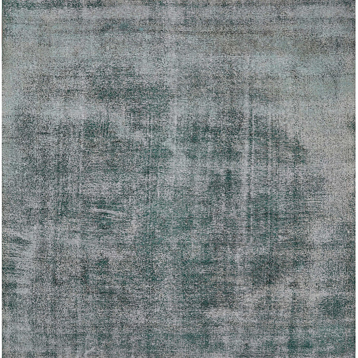 Square Machine Washable Industrial Modern Dark Gray Rug, wshurb1838