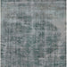 Square Machine Washable Industrial Modern Dark Gray Rug, wshurb1838