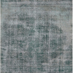 Square Mid-Century Modern Dark Gray Oriental Rug, urb1838