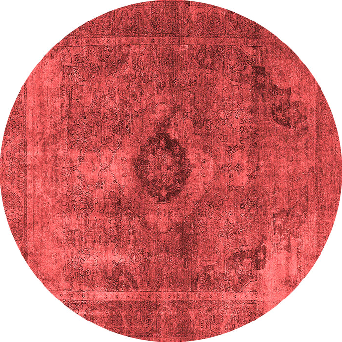 Machine Washable Oriental Red Industrial Rug, wshurb1839red