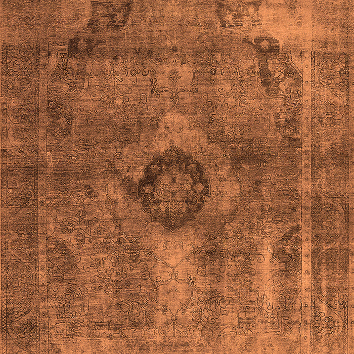 Machine Washable Oriental Orange Industrial Area Rugs, wshurb1839org