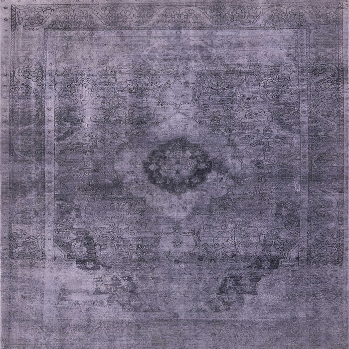 Square Machine Washable Industrial Modern Grape Purple Rug, wshurb1839