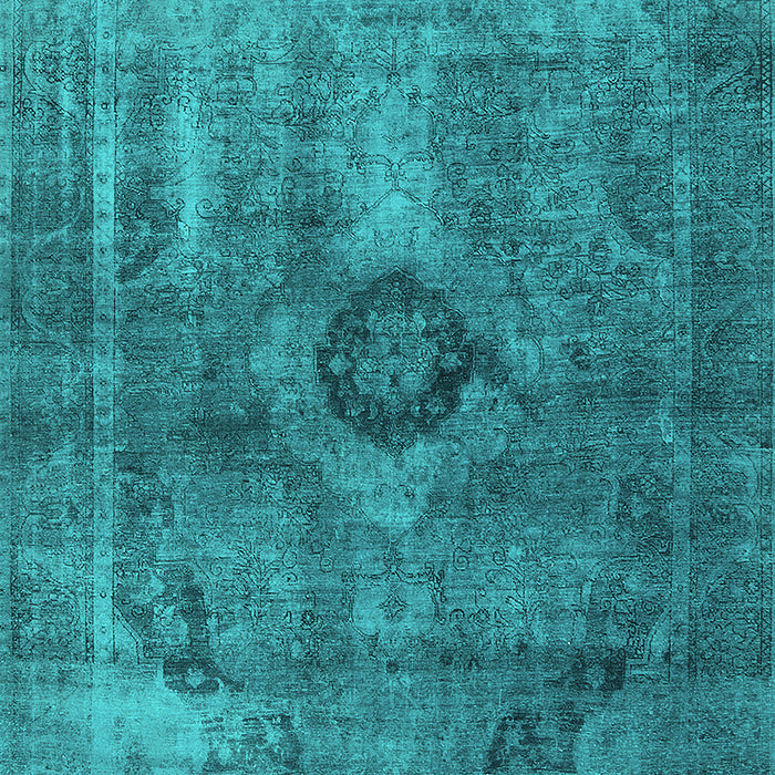 Oriental Turquoise Industrial Rug, urb1839turq