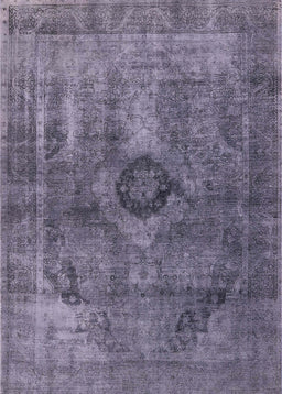 Machine Washable Industrial Modern Grape Purple Rug, wshurb1839