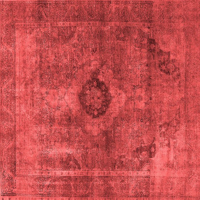 Machine Washable Oriental Red Industrial Rug, wshurb1839red