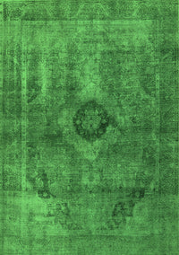 Oriental Green Industrial Rug, urb1839grn