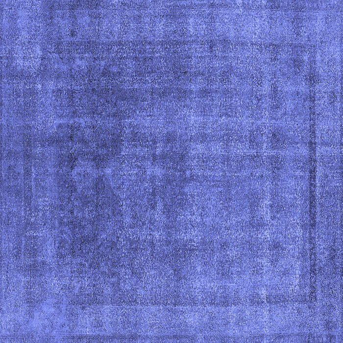 Square Oriental Blue Industrial Rug, urb1840blu