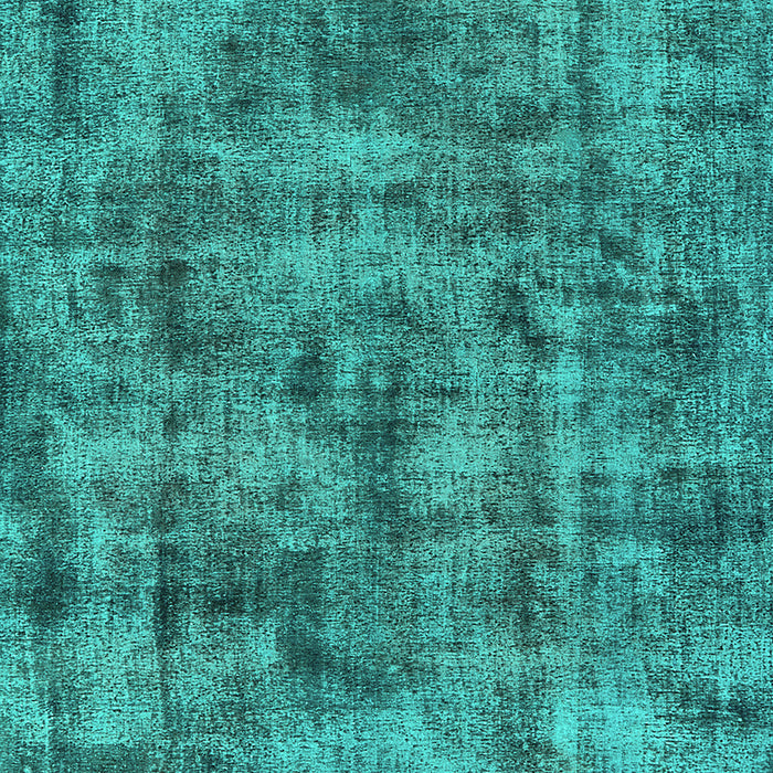 Machine Washable Oriental Turquoise Industrial Area Rugs, wshurb1841turq