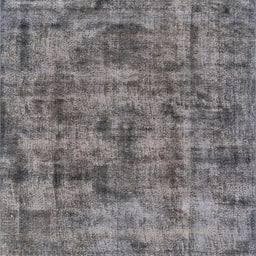 Square Mid-Century Modern Gray Oriental Rug, urb1841