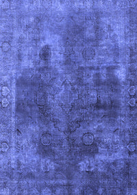 Oriental Blue Industrial Rug, urb1842blu