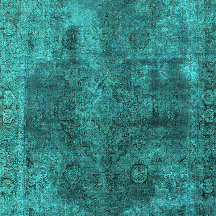 Oriental Turquoise Industrial Rug, urb1842turq