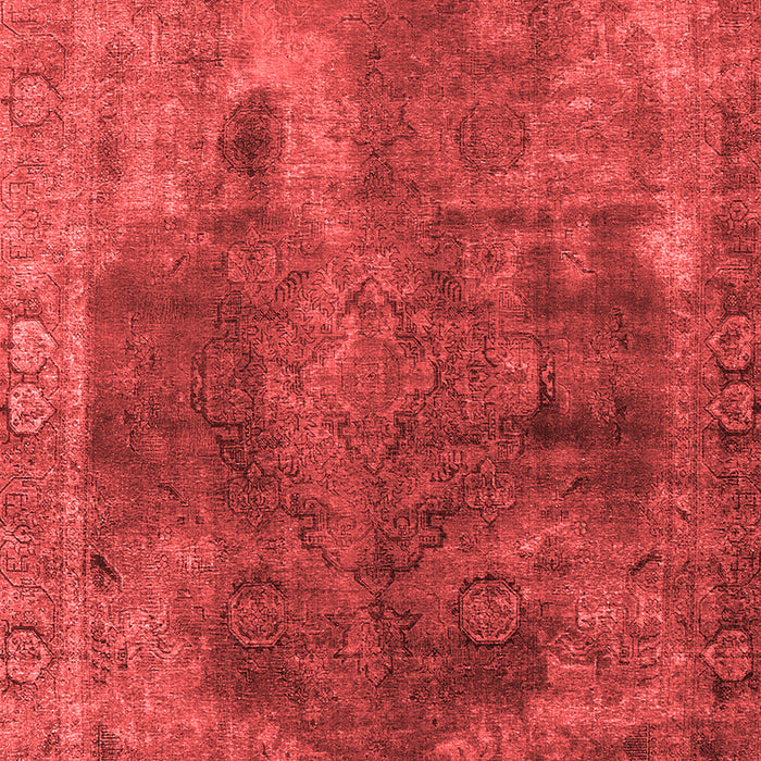 Machine Washable Oriental Red Industrial Rug, wshurb1842red