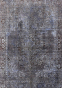 Machine Washable Industrial Modern Gray Rug, wshurb1842