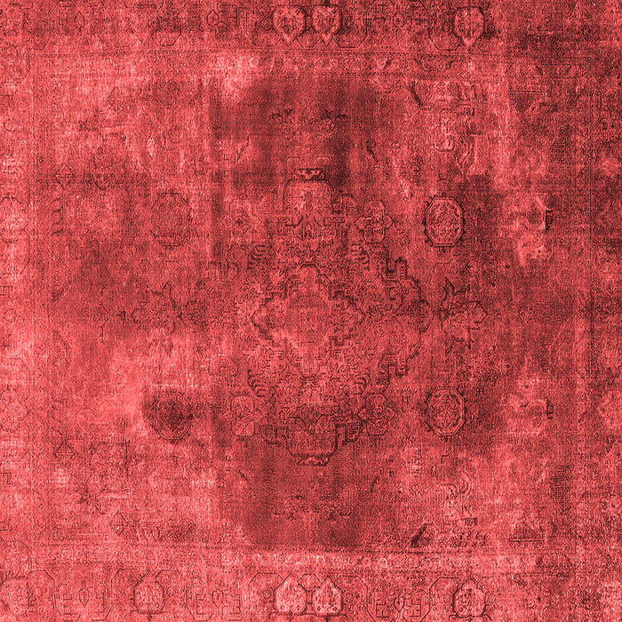 Machine Washable Oriental Red Industrial Rug, wshurb1842red