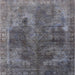 Square Mid-Century Modern Gray Oriental Rug, urb1842