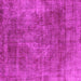 Square Machine Washable Oriental Pink Industrial Rug, wshurb1843pnk